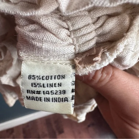 Sim & Sam Linen Top - Picture 7 of 9